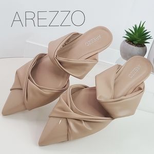 Arezzo Pointed Mule Slip-On Flats Sandals🔥Twisted & Pointed Toe
